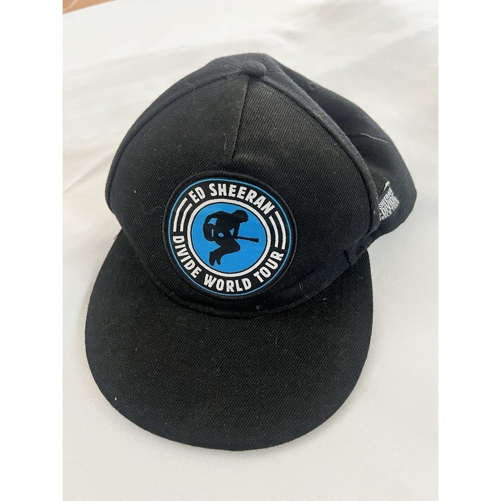Ed Sheeran Divide World Tour Hat Cap - One Size - Black - Snapback Adjustable